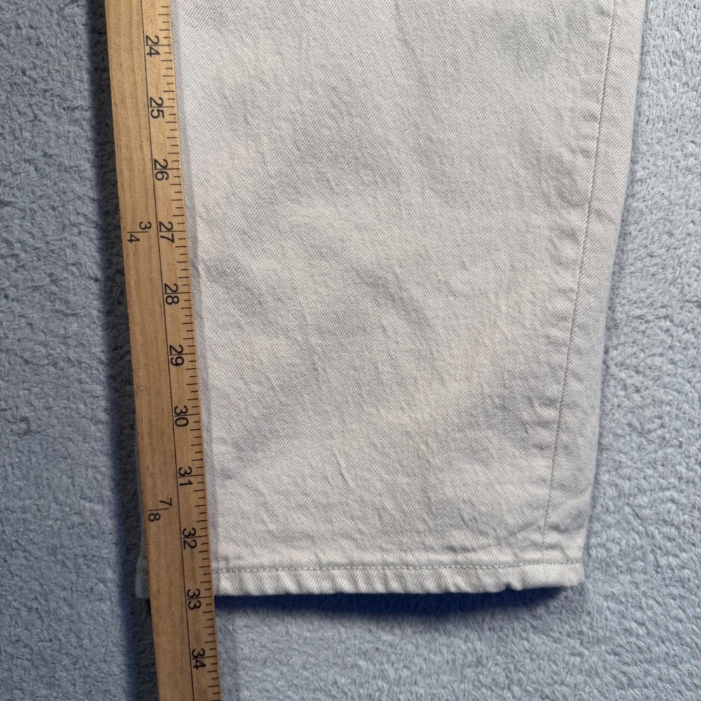 Abercrombie & Fitch 90s Straight Ultra High Rise Jeans Womens 16L Tan Neutral - Picture 7 of 8